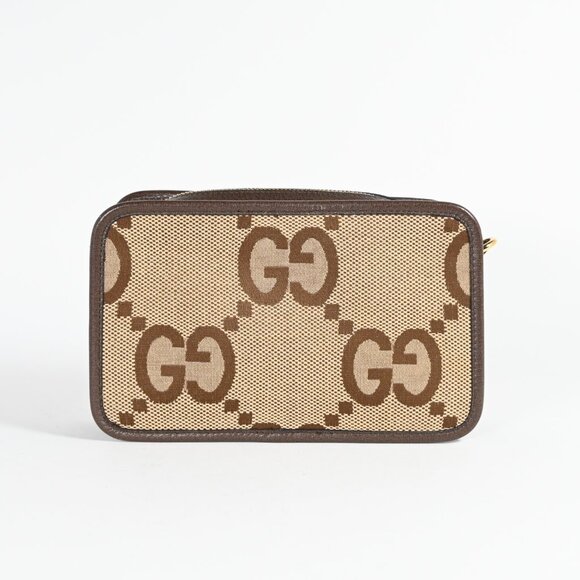Gucci Jumbo GG Canvas Mini Camera Bag Adjustable Strap With Box & Dust Bag - Picture 2 of 13